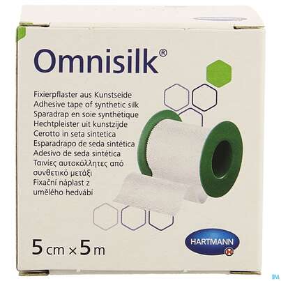 Fixierpflaster Omnisilk 5mx 5cm 1st, A-Nr.: 1566123 - 01