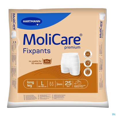 Inkontinenz Molicare Fixpants/premium Long Leg L Braun 25st, A-Nr.: 3208907 - 03