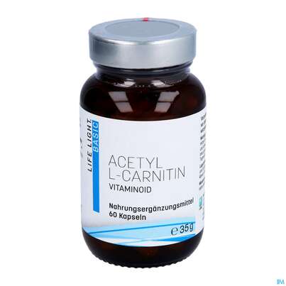 Sie sehen eine Packung Life Light Kapseln Acetyl-l-carnitin 60st, Produktbild: 05 Life Light Kapseln Acetyl-l-carnitin 60st, A-Nr.: 3134729 - 05