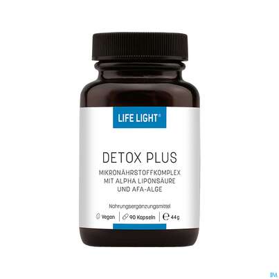 Sie sehen eine Packung Life Light Kapseln Detox Plus 90st, Produktbild: 01 Life Light Kapseln Detox Plus 90st, A-Nr.: 3709992 - 01