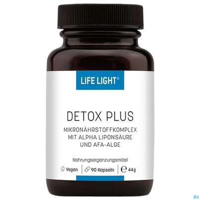 Sie sehen eine Packung Life Light Kapseln Detox Plus 90st, Produktbild: 02 Life Light Kapseln Detox Plus 90st, A-Nr.: 3709992 - 02