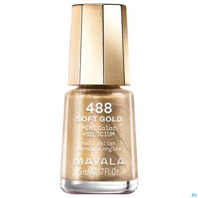 Sie sehen eine Packung Mavala Nagellack Reverie +si 488 Soft Gold 5ml, Produktbild: 01 Mavala Nagellack Reverie +si 488 Soft Gold 5ml, A-Nr.: 6006127 - 01