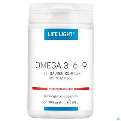Omega -3-6-9 Kapseln Life Light 120st, A-Nr.: 3130039 - 01