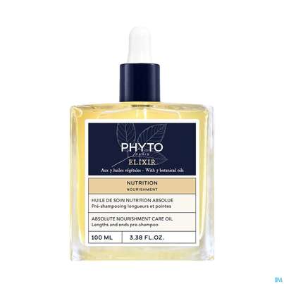 Sie sehen eine Packung Phyto Nutrition Absolute Nourishment Care Oil 100ml, Produktbild: 04 Phyto Nutrition Absolute Nourishment Care Oil 100ml, A-Nr.: 5932139 - 04