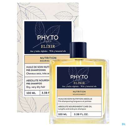 Sie sehen eine Packung Phyto Nutrition Absolute Nourishment Care Oil 100ml, Produktbild: 05 Phyto Nutrition Absolute Nourishment Care Oil 100ml, A-Nr.: 5932139 - 05