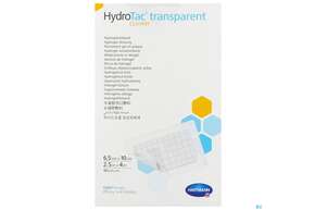 Schaumverband Hydrotac Transparent/comfort 6,5x10cm 10st, A-Nr.: 5310567 - 01