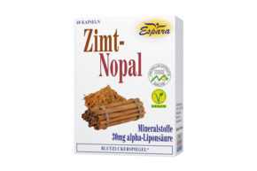 Sie sehen eine Packung Espara Zimt Nopal Kapseln, Produktbild: 01 Espara Zimt Nopal Kapseln, A-Nr.: 2994192 - 01