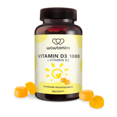 wowtamins VITAMIN D3 + VITAMIN K2 Fruchtgummis, A-Nr.: 5770369 - 01