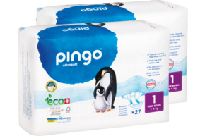 Bio Windeln New Born Jumbo 2-5 kg Pinguin - Pingo Swiss, A-Nr.: 5447177 - 01