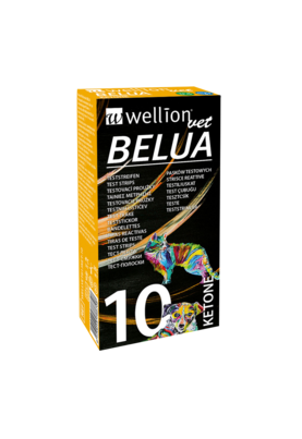 WELLVET813KET-10 WellionVet BELUA Ketonteststreifen für Hunde und Katzen, A-Nr.: 4393255 - 01
