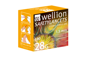 WELL228-100 Wellion Safety Lanzetten 28G - 100 Stk, A-Nr.: 4796728 - 01