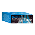 Sie sehen eine Packung Wellion MEDFINE Einwegspritze 1ml/cc, 100 luer slip, Produktbild: 01 Wellion MEDFINE Einwegspritze 1ml/cc, 100 luer slip, A-Nr.: 5445617 - 01