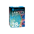 Sie sehen eine Packung Wellion 28G Lanzetten, 200 Stk., Produktbild: 01 Wellion 28G Lanzetten, 200 Stk., A-Nr.: 2480079 - 01