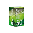 Sie sehen eine Packung Wellion CALLA Blutzuckerteststreifen, Produktbild: 01 Wellion CALLA Blutzuckerteststreifen, A-Nr.: 3282105 - 01