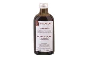 Sie sehen eine Packung DRAPAL® Weißdorn bio Pflanzensaft, Produktbild: 01 DRAPAL® Weißdorn bio Pflanzensaft, A-Nr.: 5008549 - 01