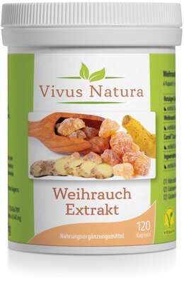 Weihrauch Extrakt +Ingwer, +Curcuma Kapseln, A-Nr.: 5758948 - 02