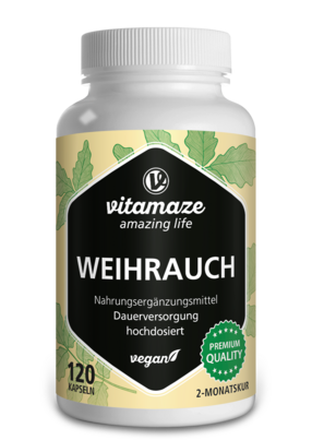 Vitamaze Weihrauch 450mg hochdosiert vegan, A-Nr.: 5274009 - 01