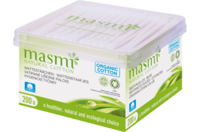 Masmi Organic Care - Bio Kosmetikstäbchen - Ohrstäbchen, A-Nr.: 4368932 - 01