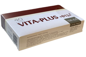Sie sehen eine Packung Vita Plus B12, Produktbild: 01 Vita Plus B12, A-Nr.: 5741824 - 01