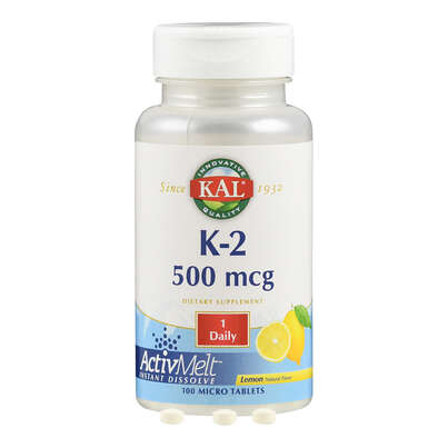 Vitamin K2 500 mcg ActivMelt Tabletten KAL, A-Nr.: 5597451 - 04