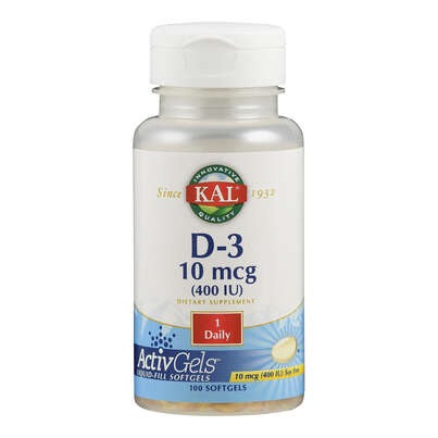 Supplementa Vitamin D3 400 i.E. Weichkapseln, A-Nr.: 5597439 - 01