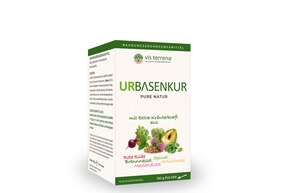 Sie sehen eine Packung vis terrena® UR BASENKUR Pulver, Produktbild: 01 vis terrena® UR BASENKUR Pulver, A-Nr.: 5095399 - 01