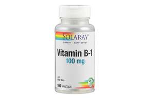 Sie sehen eine Packung Supplementa Vitamin B1 100 mg Kapseln, Produktbild: 01 Supplementa Vitamin B1 100 mg Kapseln, A-Nr.: 5574786 - 01