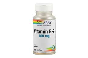Sie sehen eine Packung Supplementa Vitamin B2 100 mg Kapseln, Produktbild: 01 Supplementa Vitamin B2 100 mg Kapseln, A-Nr.: 5574792 - 01