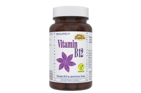 Sie sehen eine Packung Espara Vitamin B12 Kapseln, Produktbild: 01 Espara Vitamin B12 Kapseln, A-Nr.: 4836617 - 01