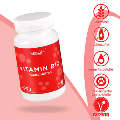 BjökoVit Vitamin B12 Kautabletten 500mcg vegan, A-Nr.: 5174609 - 05