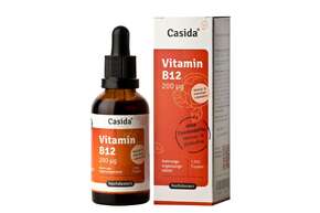Sie sehen eine Packung Casida Vitamin B12 Tropfen, Produktbild: 01 Casida Vitamin B12 Tropfen, A-Nr.: 5339016 - 01