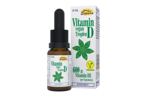 Sie sehen eine Packung Espara Vitamin D vegan Tropfen, Produktbild: 01 Espara Vitamin D vegan Tropfen, A-Nr.: 4495300 - 01