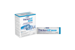 Sie sehen eine Packung ThickenUp® Clear Sachets, Produktbild: 01 ThickenUp® Clear Sachets, A-Nr.: 5202783 - 01