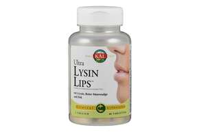 Sie sehen eine Packung Supplementa Ultra Lysin Lips Tabletten, Produktbild: 01 Supplementa Ultra Lysin Lips Tabletten, A-Nr.: 5597994 - 01
