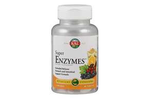Sie sehen eine Packung Supplementa Super Enzyme Tabletten, Produktbild: 01 Supplementa Super Enzyme Tabletten, A-Nr.: 5598462 - 01