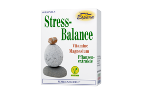 Sie sehen eine Packung Espara Stress-Balance Kapseln, Produktbild: 01 Espara Stress-Balance Kapseln, A-Nr.: 4945938 - 01