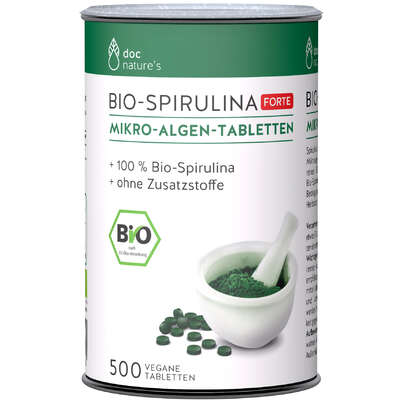 doc nature’s BIO-SPIRULINA FORTE MIKRO-ALGEN-TABLETTEN, A-Nr.: 5572221 - 01