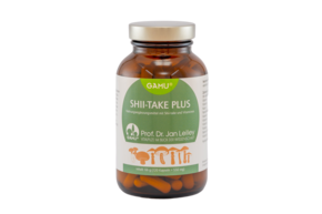 Sie sehen eine Packung Gamu Shii-take Plus Kapseln, Produktbild: 01 Gamu Shii-take Plus Kapseln, A-Nr.: 5600325 - 01