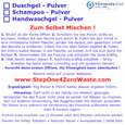 Sie sehen eine Packung Duschgel Pulver Shea Butter StepOne, Produktbild: 02 Duschgel Pulver Shea Butter StepOne, A-Nr.: 5447042 - 02