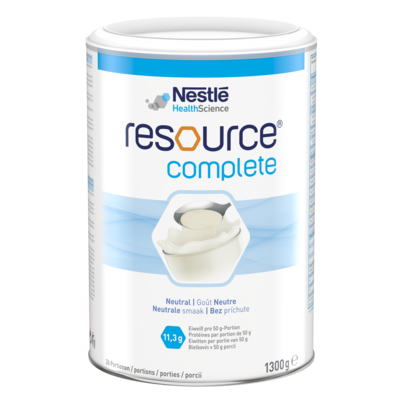Sie sehen eine Packung Resource® Complete Neutral 1300g, Produktbild: 01 Resource® Complete Neutral 1300g, A-Nr.: 3868466 - 01