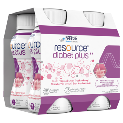 Sie sehen eine Packung Resource® Diabet Plus, Produktbild: 03 Resource® Diabet Plus, A-Nr.: 4383765 - 03