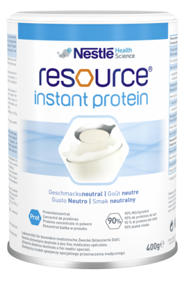 Sie sehen eine Packung Resource® instant protein, Produktbild: 01 Resource® instant protein, A-Nr.: 4195035 - 01