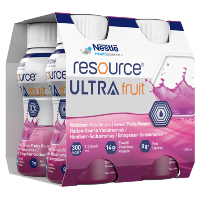 Sie sehen eine Packung Resource® Ultra Fruit, Produktbild: 02 Resource® Ultra Fruit, A-Nr.: 5422697 - 02