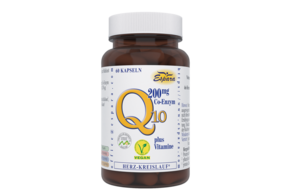 Sie sehen eine Packung Espara Q10 200mg Kapseln, Produktbild: 01 Espara Q10 200mg Kapseln, A-Nr.: 3173066 - 01