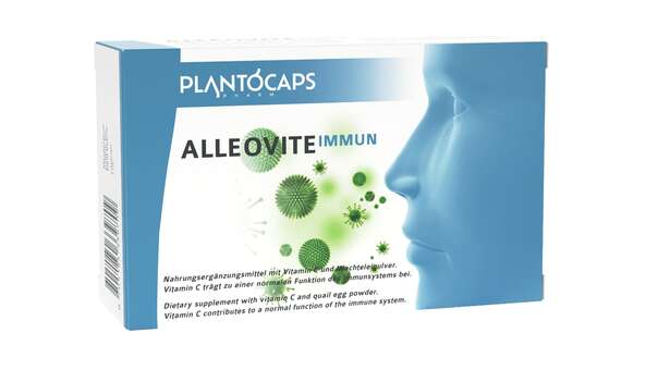 Sie sehen eine Packung plantoCAPS ALLEOVITE IMMUN Kapseln, Produktbild: 03 plantoCAPS ALLEOVITE IMMUN Kapseln, A-Nr.: 4605562 - 03