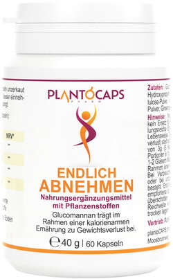Sie sehen eine Packung plantoCAPS Endlich Abnehmen Kapseln, Produktbild: 01 plantoCAPS Endlich Abnehmen Kapseln, A-Nr.: 4294139 - 01