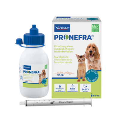 Sie sehen eine Packung Pronefra - Ergänzungsfuttermittel für Hunde und Katzen, Produktbild: 01 Pronefra - Ergänzungsfuttermittel für Hunde und Katzen, A-Nr.: 4282372 - 01