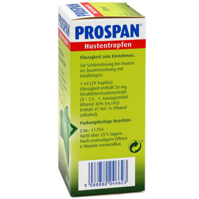 Prospan® Hustentropfen, A-Nr.: 0046628 - 03