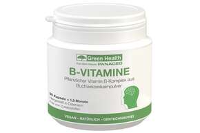 Sie sehen eine Packung Green Health B-VITAMINE, Produktbild: 01 Green Health B-VITAMINE, A-Nr.: 5316742 - 01
