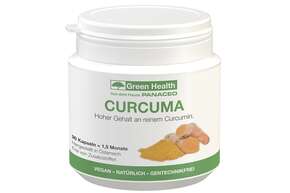 Sie sehen eine Packung Green Health CURCUMA, Produktbild: 01 Green Health CURCUMA, A-Nr.: 3388476 - 01